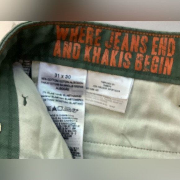 Dockers Alpha Khakis athletic fit. Green men’s 31/30 - Picture 5 of 10